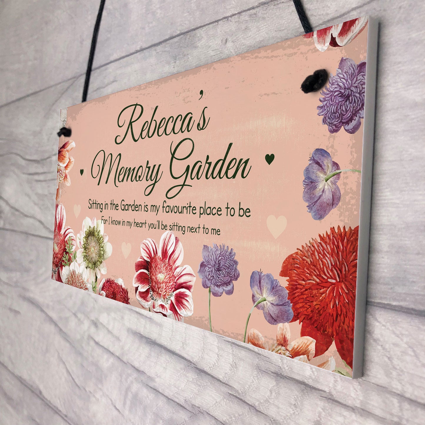 In Memory Plaque Personalised Memory Garden Sign Memorial