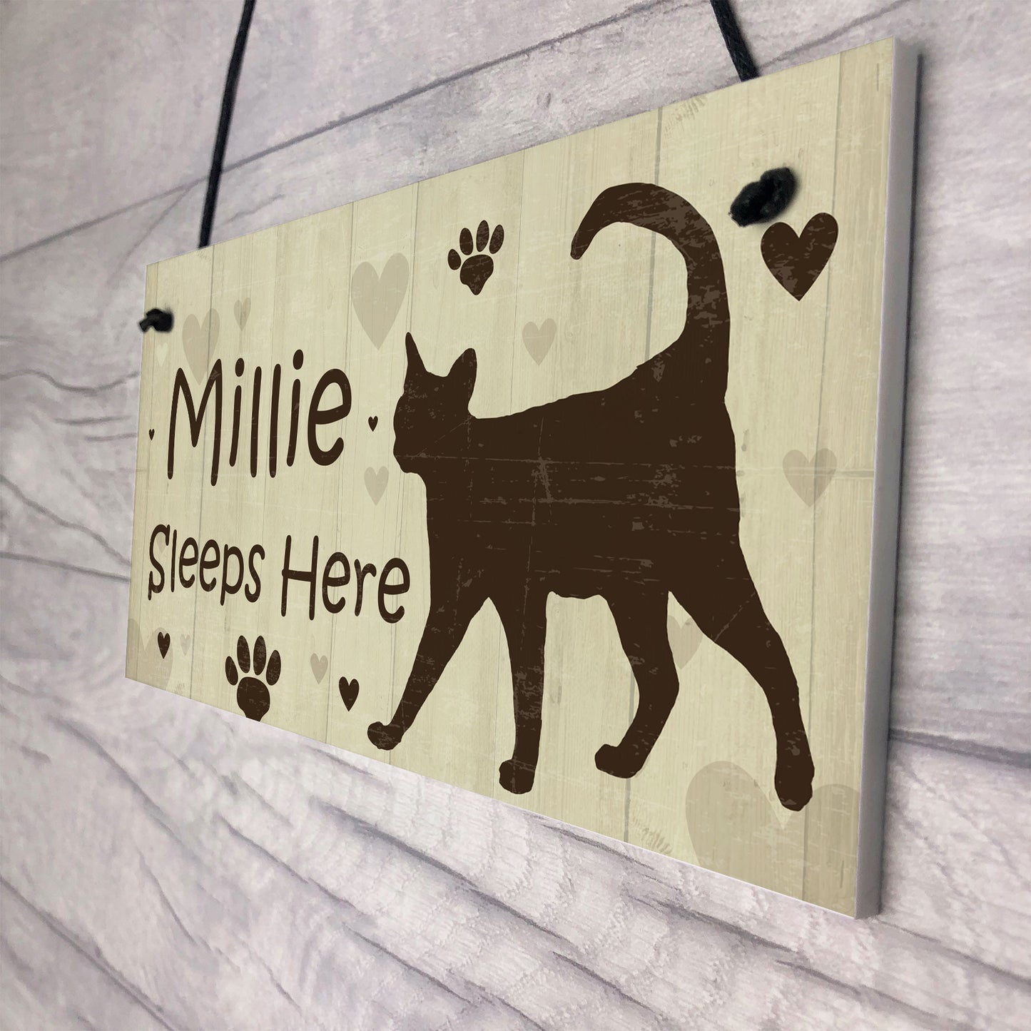 Cat Signs For Home Personalised Cat House Sign Door Plaques