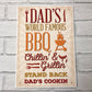 Dad's BBQ Barbeque Shed SummerHouse Hanging Sign Garden