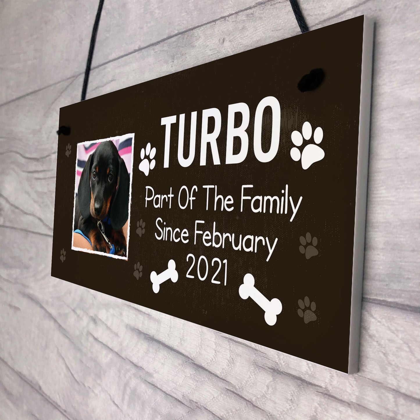 Personalised Dog Sign For Home Pet Gift Dog Lover Gift Dog Den