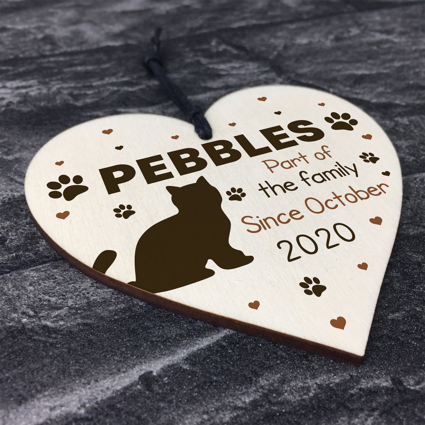 Personalised Cat Sign For Home Pet Gift Cat Lover Gift Home Sign