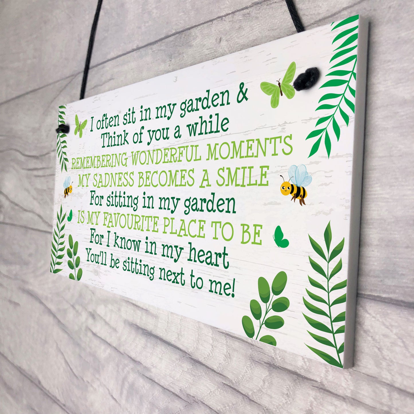 Memorial Plaque For Garden Hanging Wall Plaque Garden Memorial