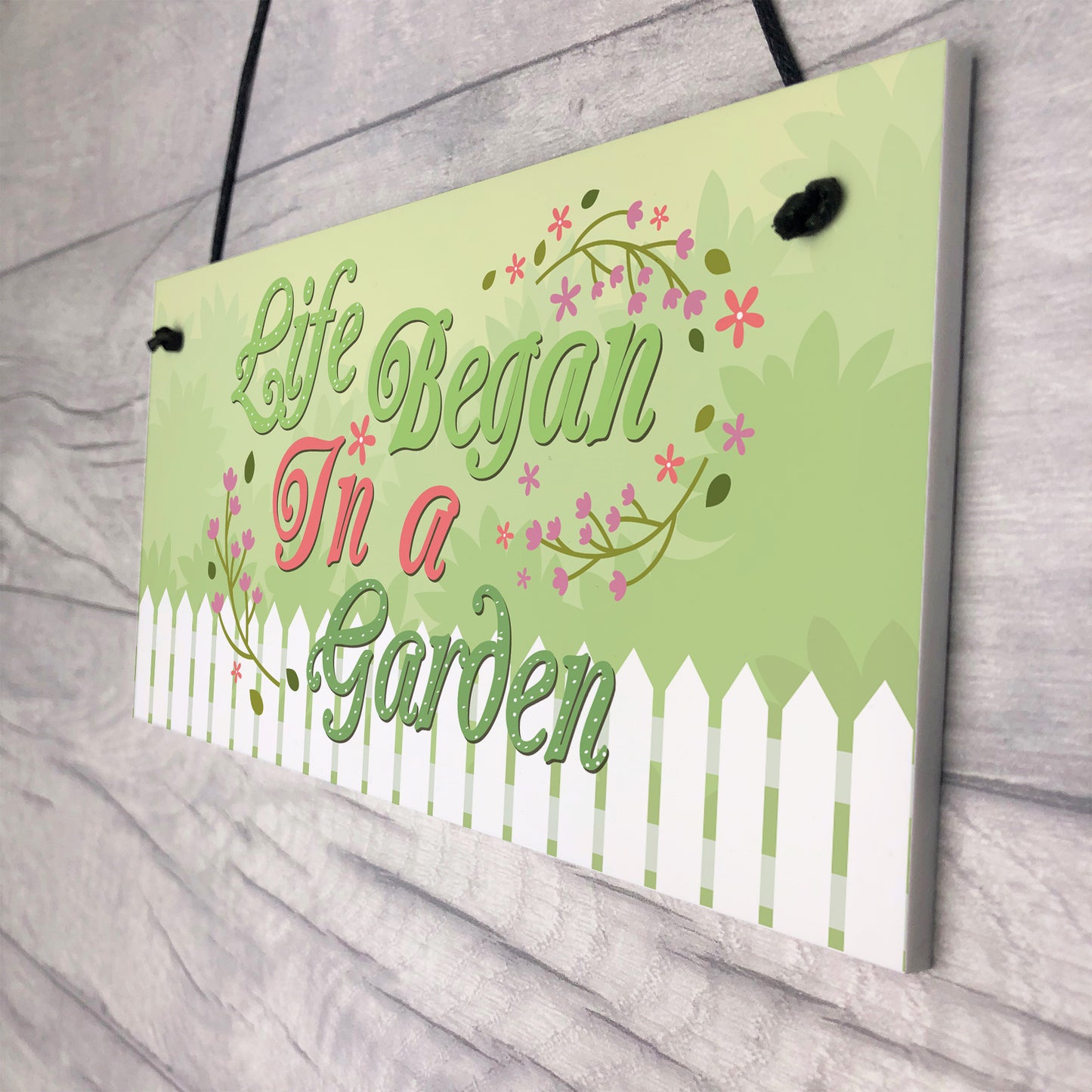 Life Began Plaques SummerHouse Signs Garden Shed Mum Nan