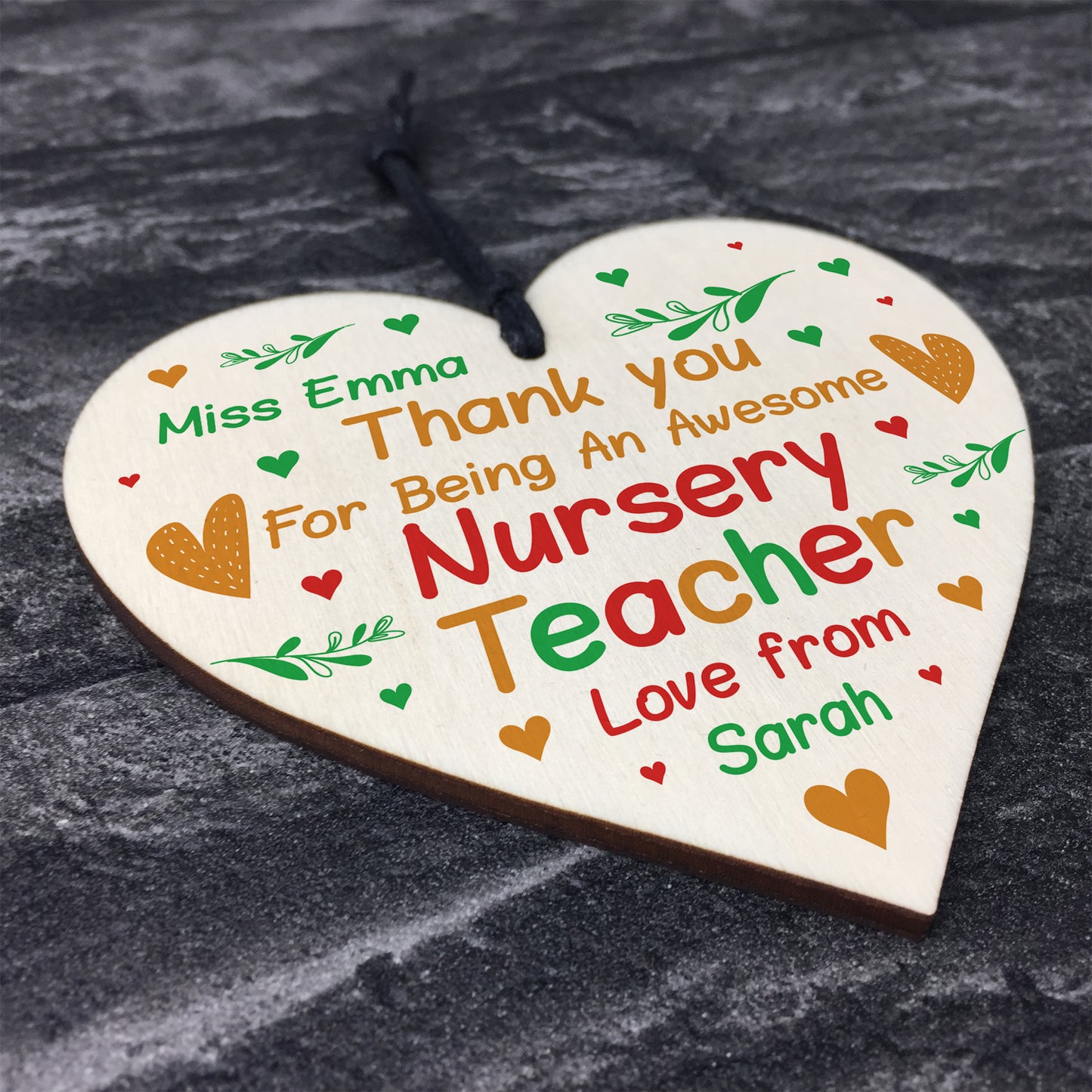 Gift For NURSERY TEACHER Thank You Gift From Student