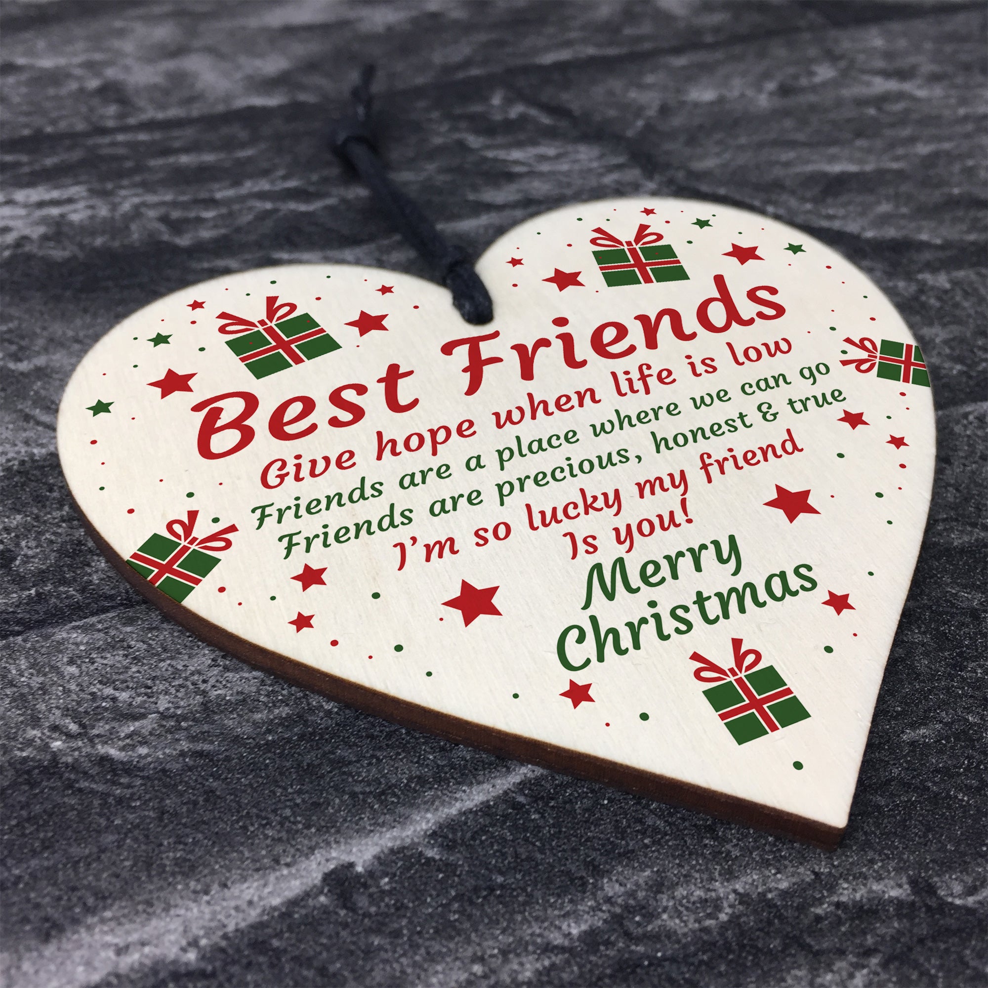 Personalized Christmas Ornament - Best Friend Xmas Ornament | Gossby