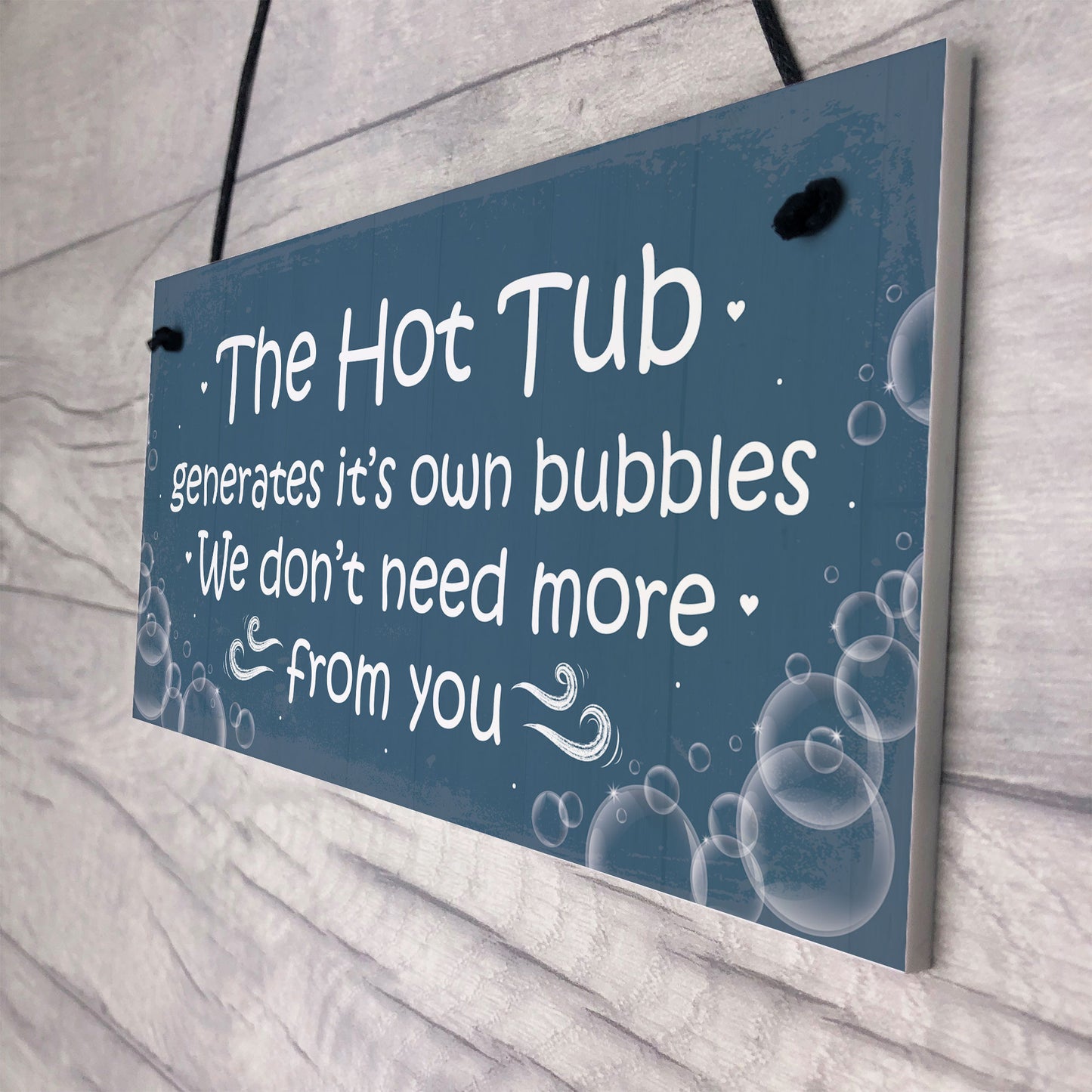 Funny Novelty Hot Tub Sign Garden Plaque Home Decor Sign