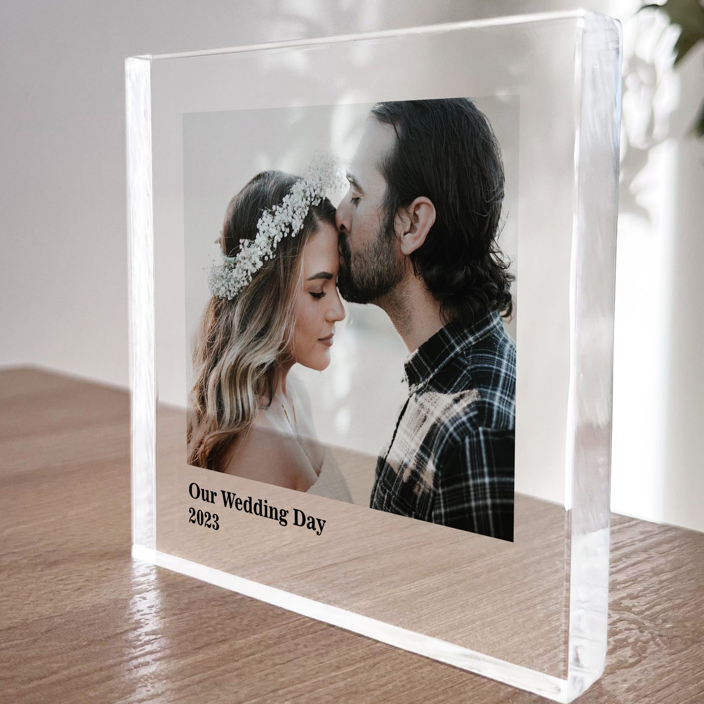Personalised Wedding Gift OUR WEDDING DAY Mr And Mrs Gift
