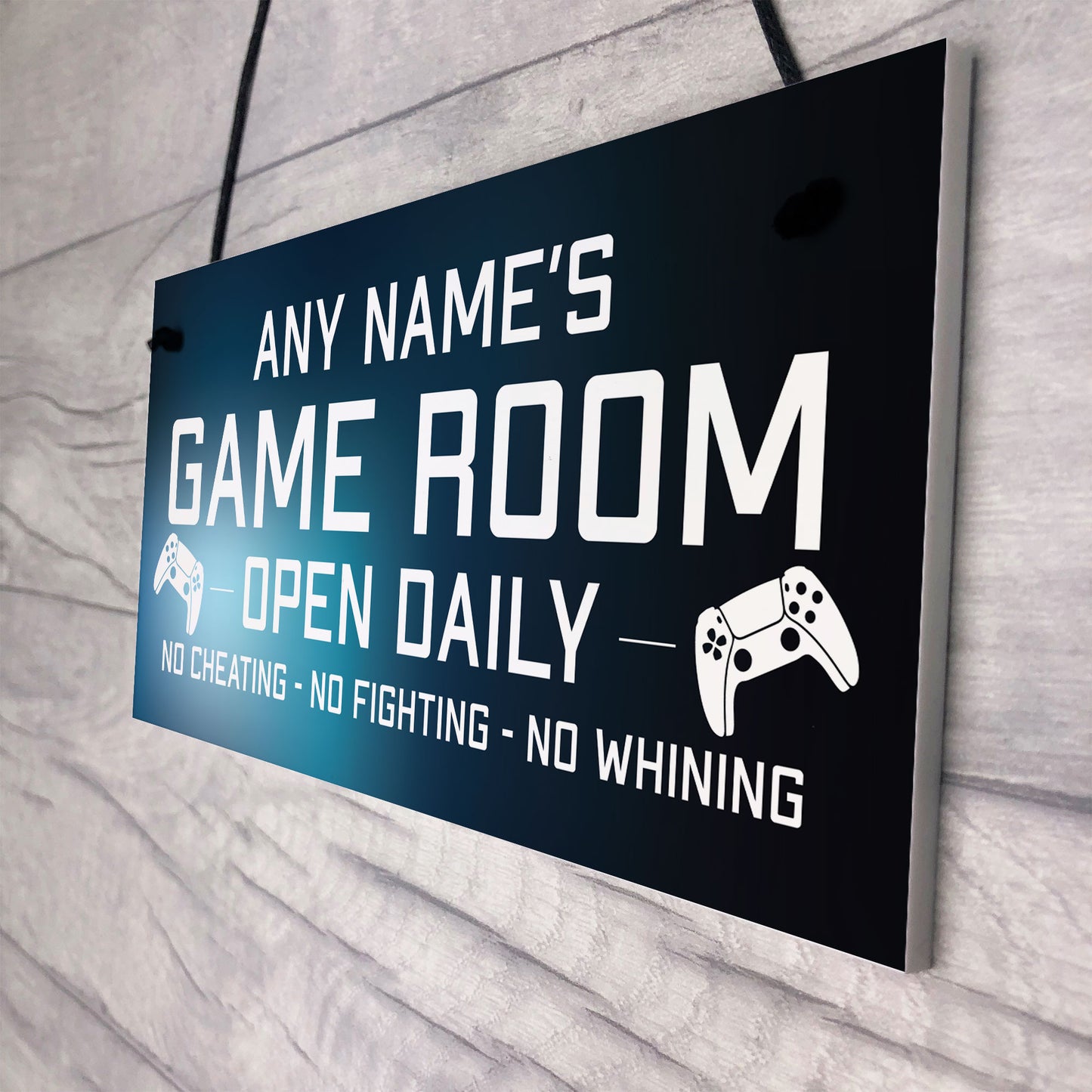 Funny Game Room Sign Personalised Man Cave Games Room Sign