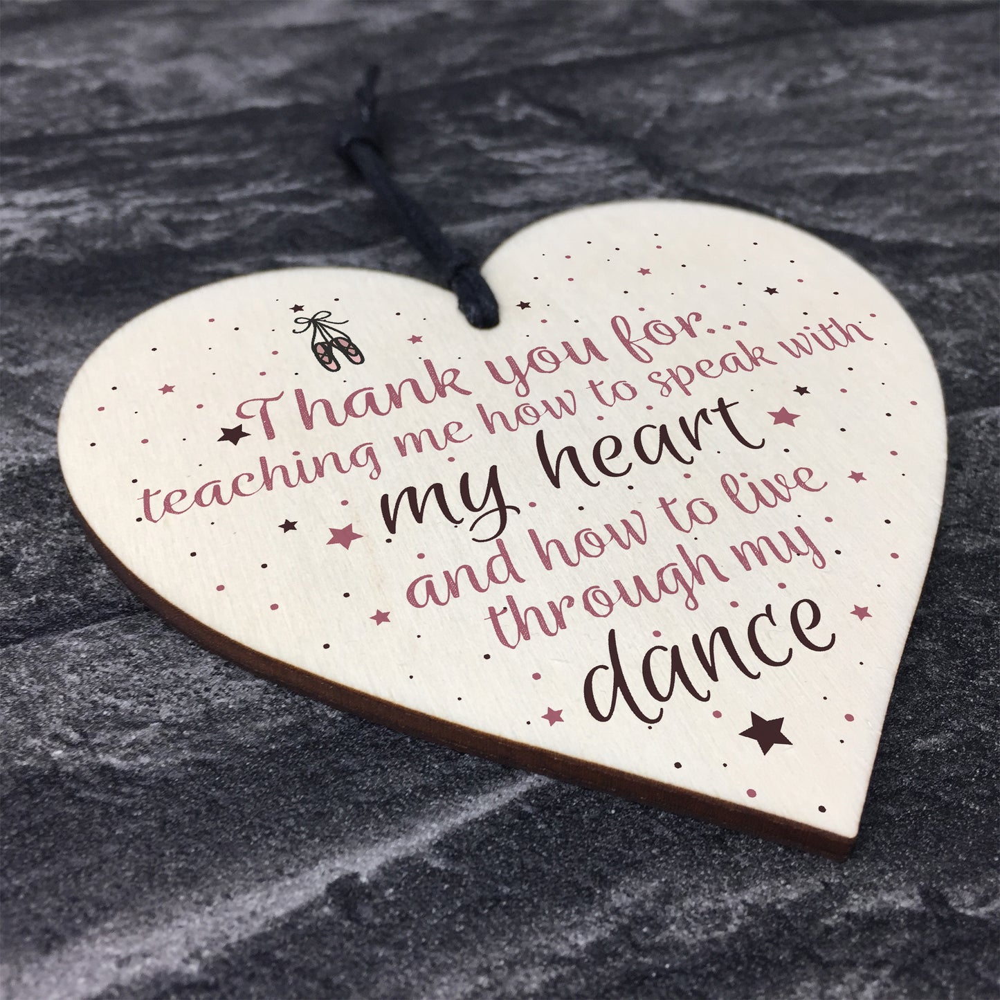 Thank You Gift Gymnastics Gymnast Dance Teacher Coach Heart