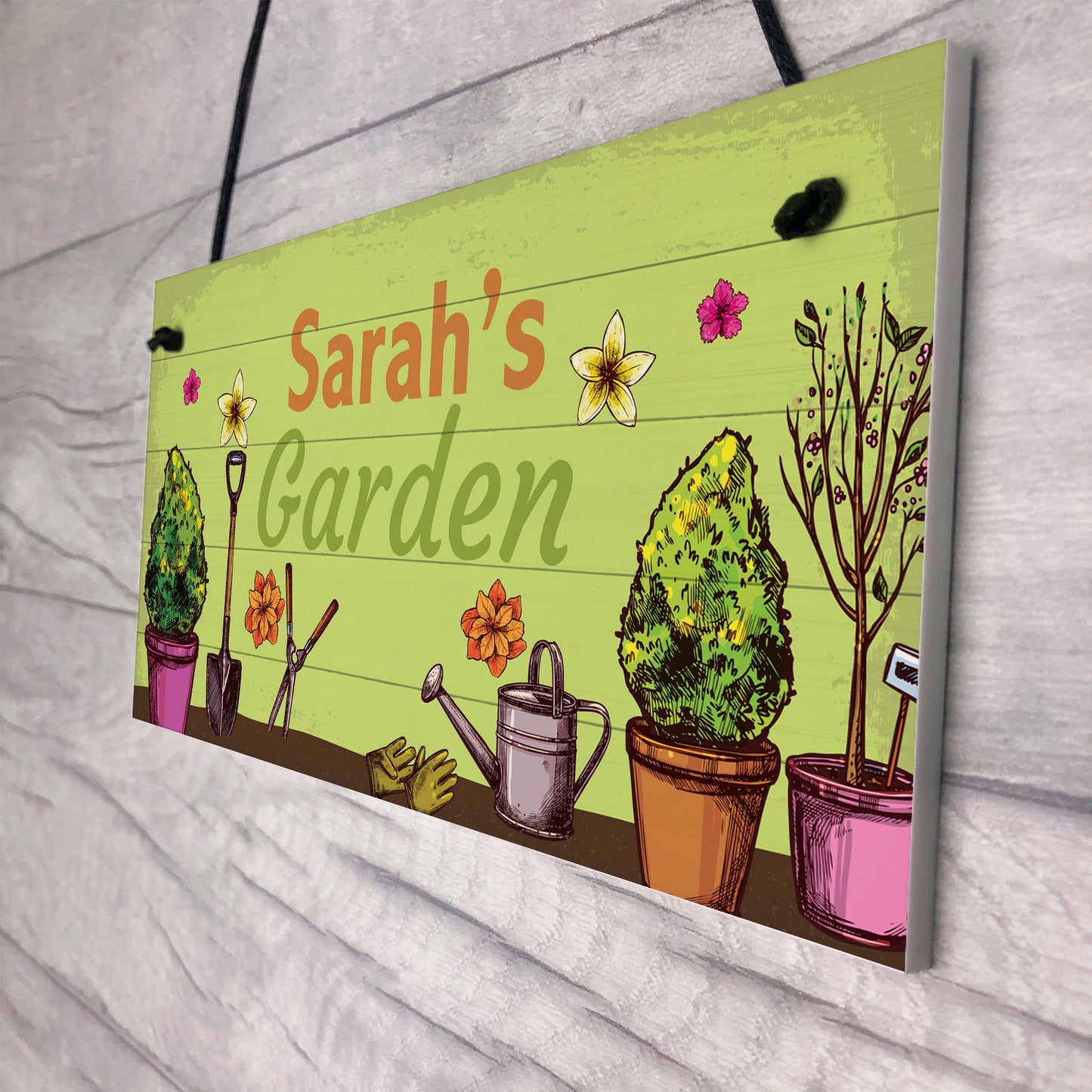 Garden Lover Gift Hanging Plaque Garden Summer House Shed Sign