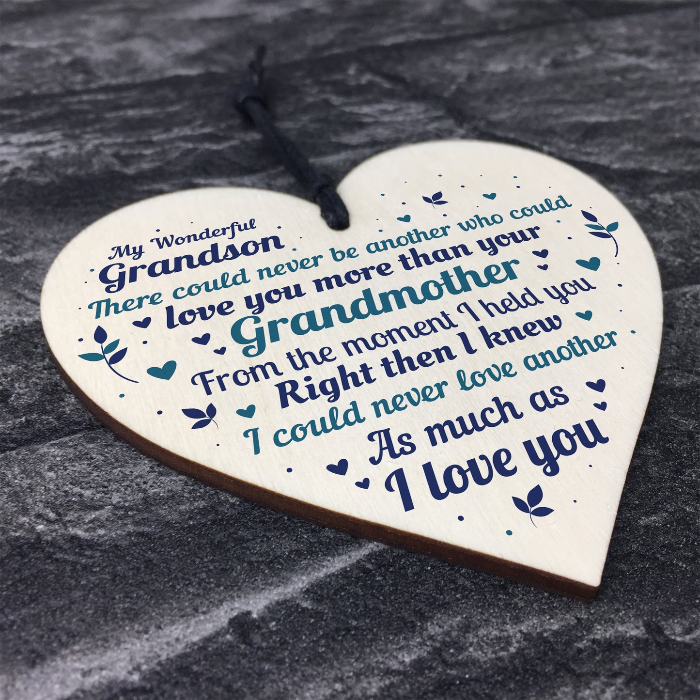 Birthday Gifts For Grandson From Grandparents Heart Keepsake