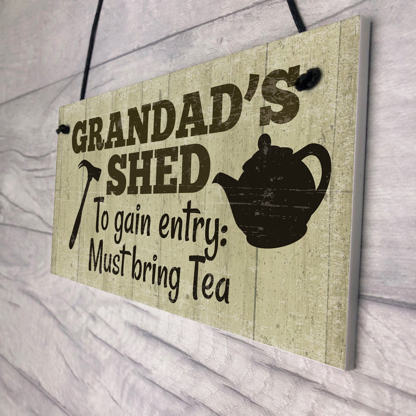 Grandad's Shed Plaque Garden Shed Summer House Sign Dad Gifts